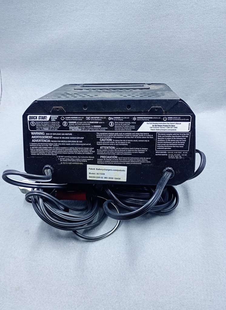 Shumacher Cargador Automático 10 Amp