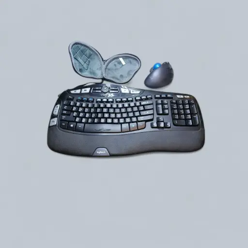 [0002U013] Logi Teclado + Mouse Ergonómico con bola de seguimiento